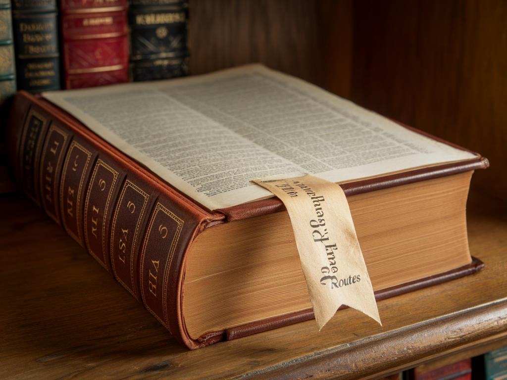 How to build a weeklong reading route from one archival footnote