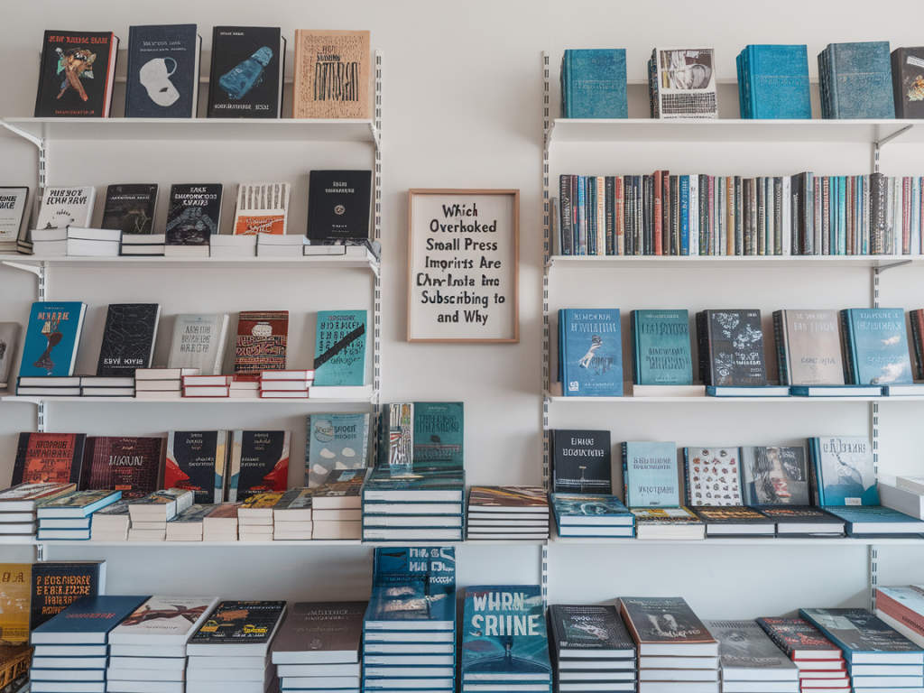 Which overlooked small-press imprints (think galvanised books) are worth subscribing to and why