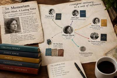 How to use a single archival obituary to map a neglected author’s influences and reading trail